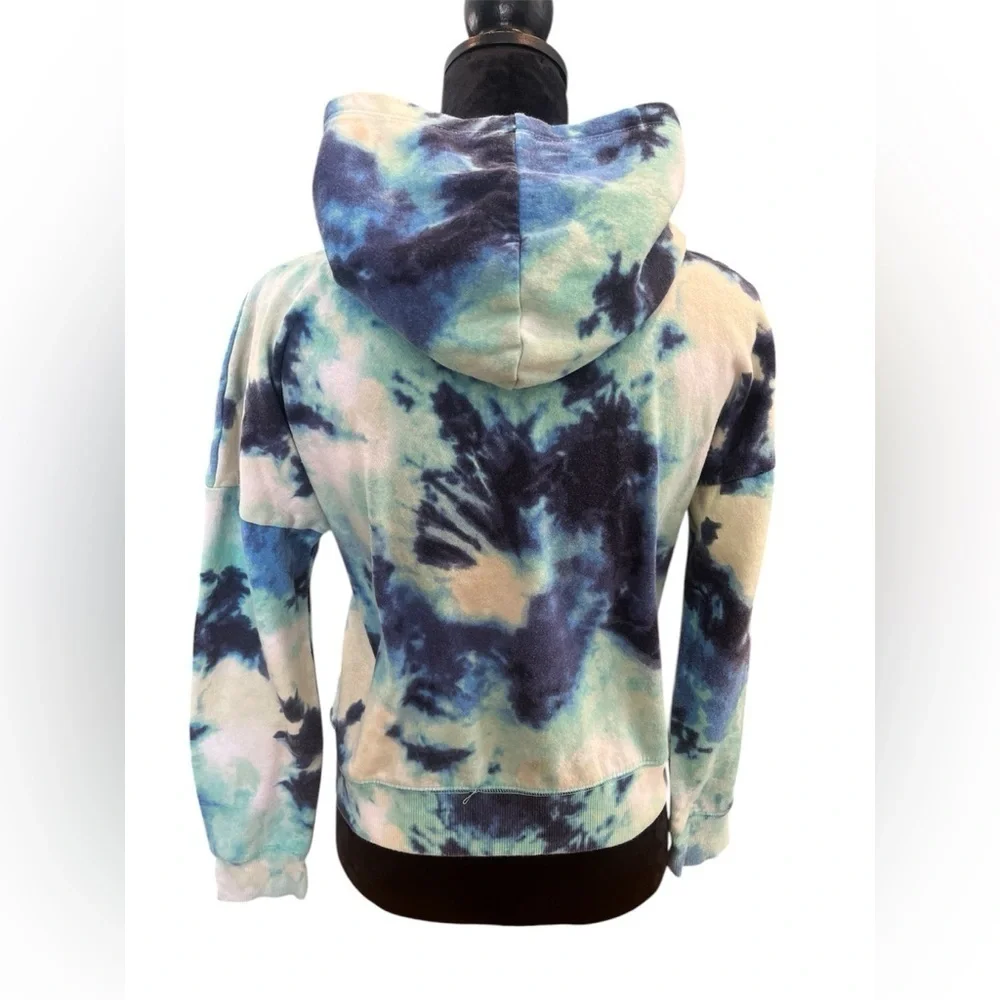 5 FOR $20 Justice Blue Tie Dye Glitter Hoodie Sweatshirt Big Girls Kids Sz Large